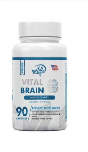 VITAL BRAIN ( VITAMINA PARA EL CEREBRO, ENFOQUE, CONCENTRACIÓN Y MEMORIA) X 90 CAPSULAS