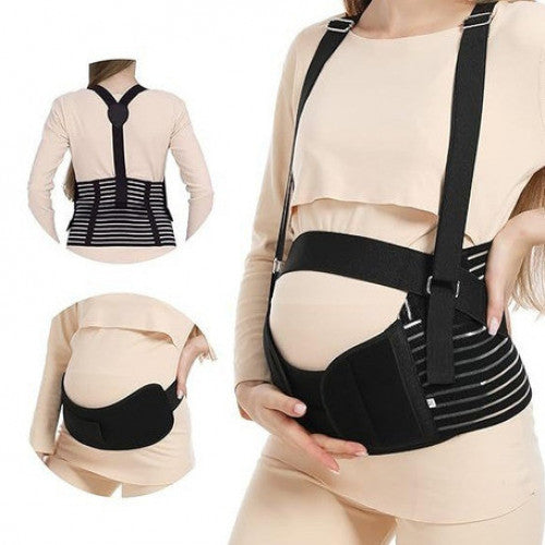FAJA DE MATERNIDAD CON TIRANTAS AJUSTABLES JHM68057